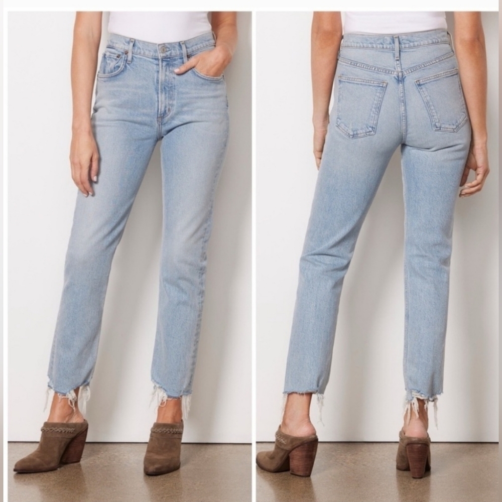 Agolde Light Blue High Rise Jeans